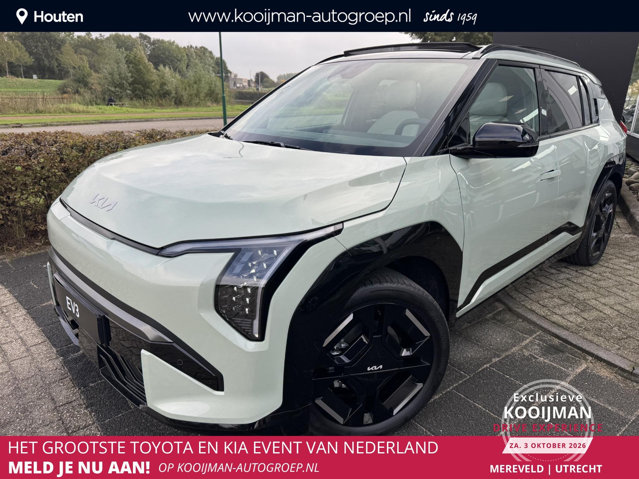 Kia EV3 GT-Line 81.4 kWh Inclusief 3000 Euro Inruilpremie Co, Auto's, 510 min, Nieuw, 204 pk, SUV of Terreinwagen