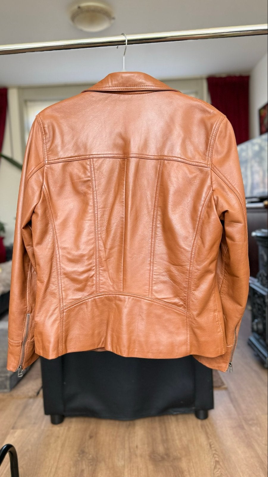 Dekkers Leren Jas Maat 38/40 (M) -  nieuw, Ophalen, Zo goed als nieuw, Maat 38/40 (M), Bruin