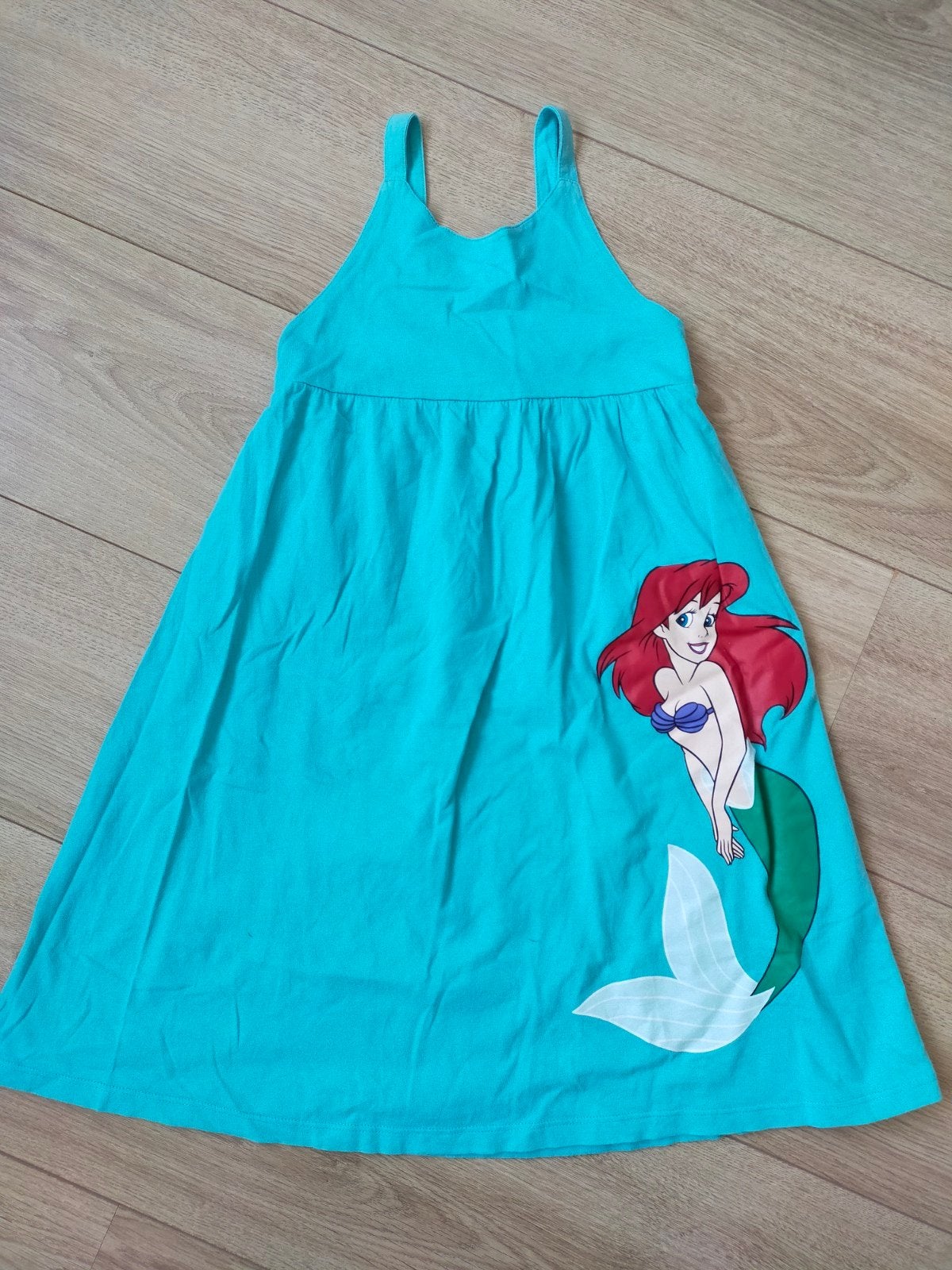 Lief Ariël, kleine zeemeermin jurkje van H&M! Mt 122/128, Gebruikt, Meisje, H&M, Ophalen of Verzenden