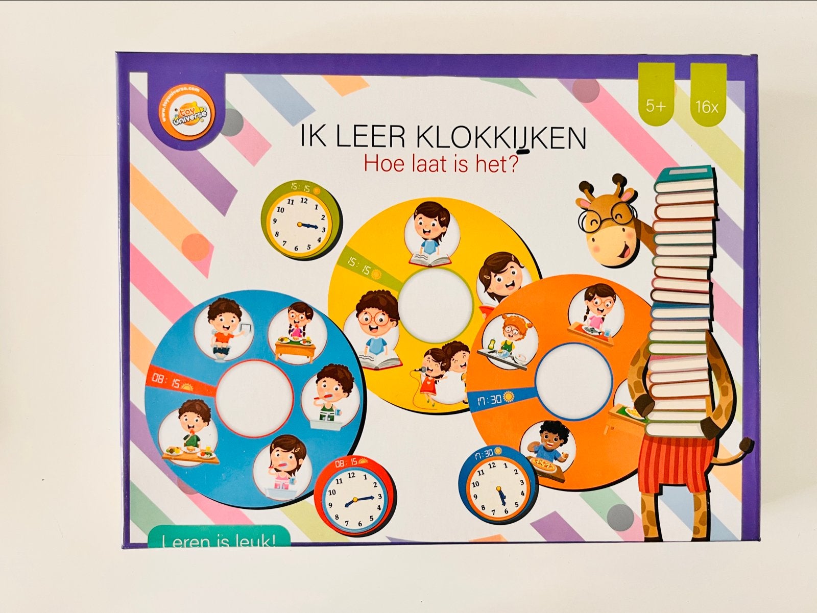 Ik Leer Klokkijken - Educatief Spel (2 stuks ongebruikt), Ophalen of Verzenden, Nieuw, Taal en Lezen