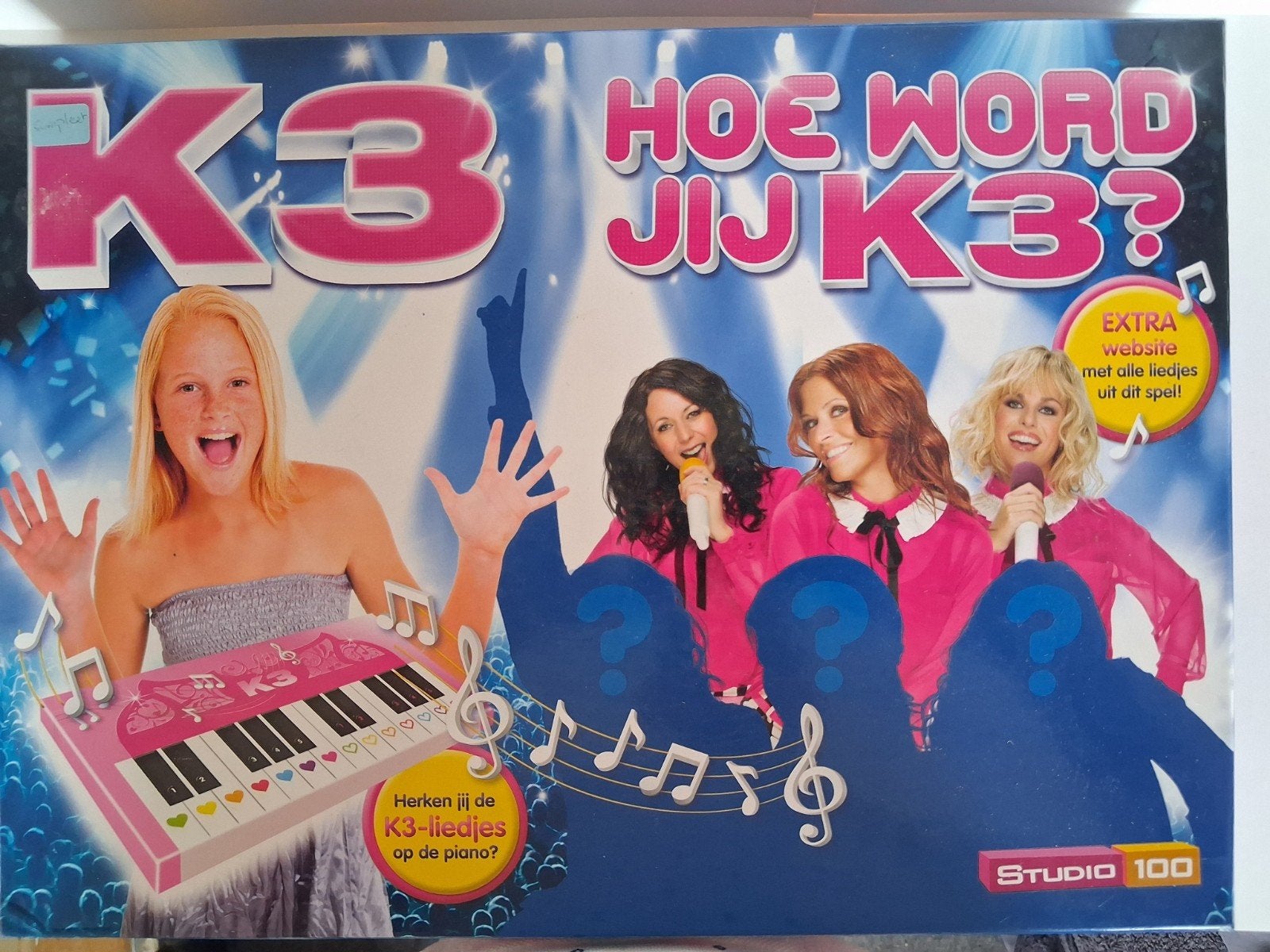 K3 Hoe word jij K3? Muziekspel met piano en liedjes, Een of twee spelers, Ophalen of Verzenden, Gebruikt, Studio 100
