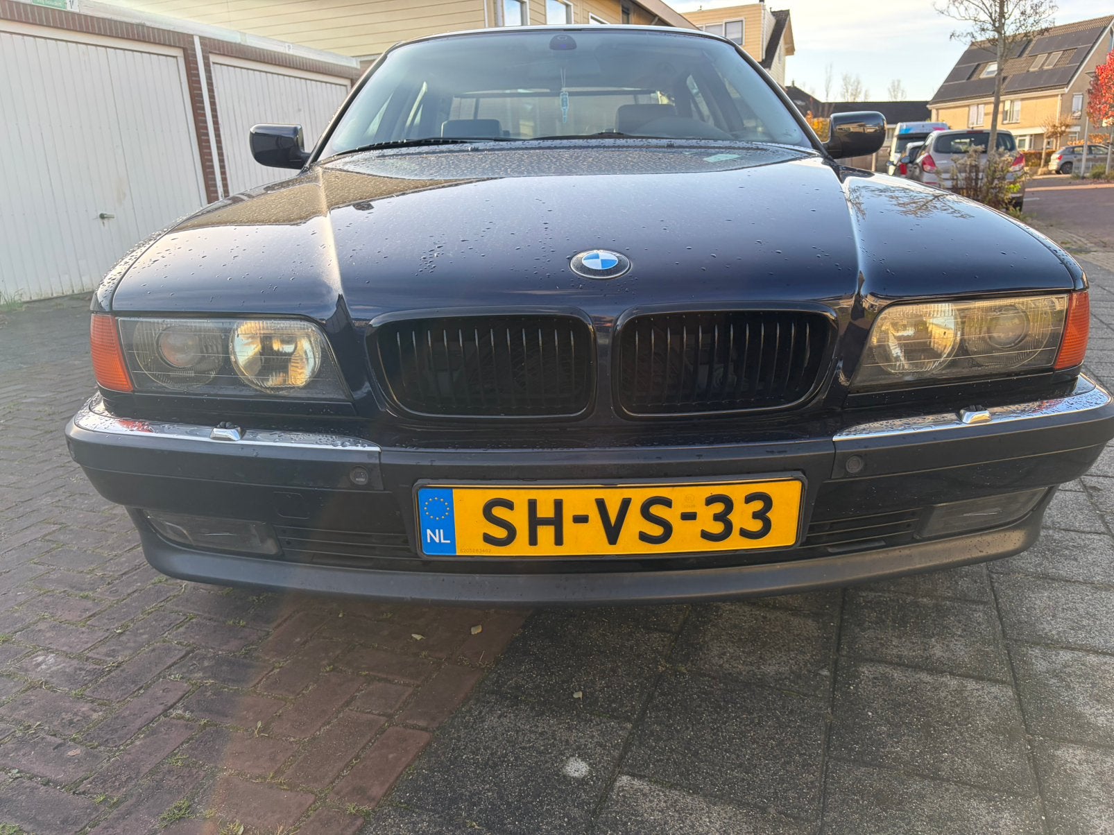 BMW 7-Serie 2.8i E38 728 AUT CC Leer 97 Oriëntblau Brey Apk!, Automaat, Achterwielaandrijving, Automatische klimaatregeling, Zwart