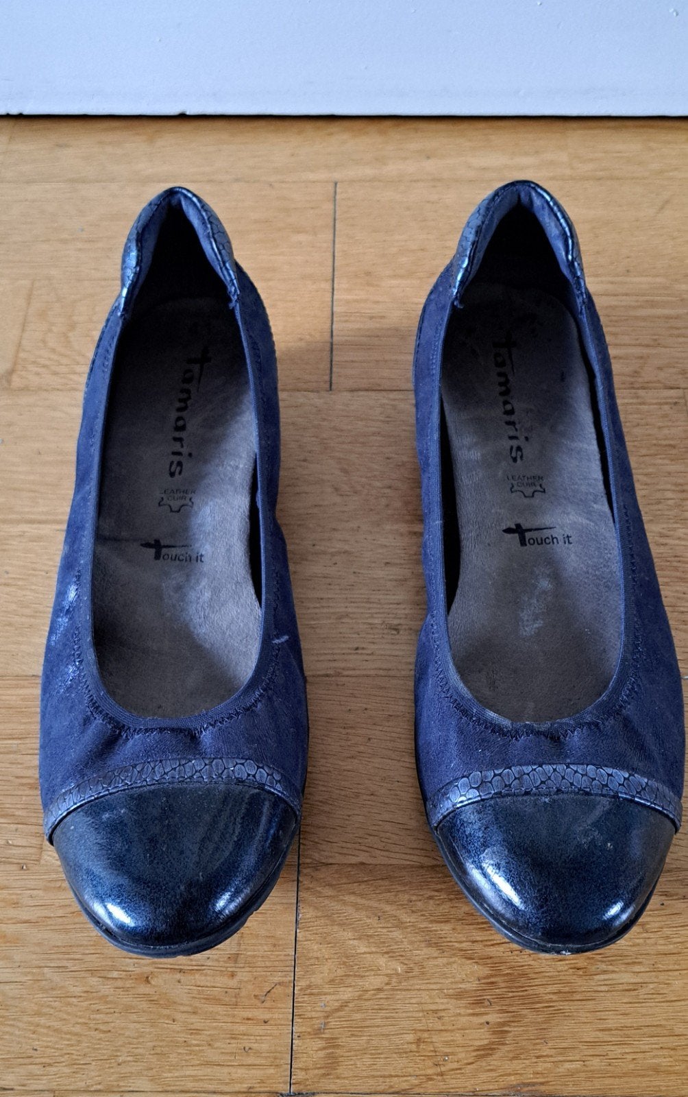Ballerina's Tamaris | maat 41, Tamaris, Blauw, Gedragen, Ballerina's