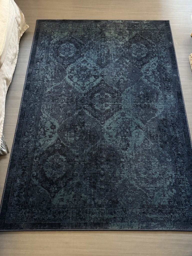 Vloerkleed 133x195 cm - zo goed als nieuw, Ophalen, Blauw, 200 cm of meer, Zo goed als nieuw