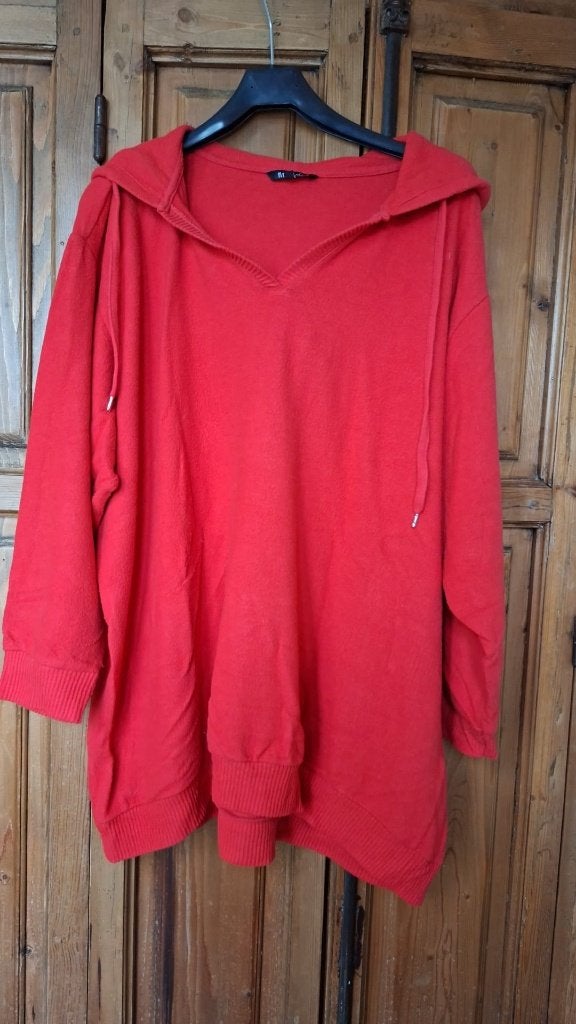 Ruime truien in koraal-rood en licht groen MS mode mt XL, Verzenden, Gedragen, Overige kleuren, Trui of Vest