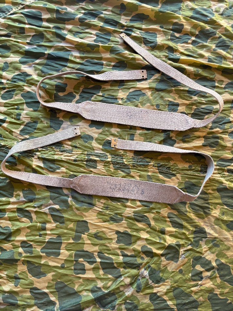 Tweede wereldoorlog Britse X strap set Meco 1943, Ophalen of Verzenden, Landmacht, Engeland, Overige typen