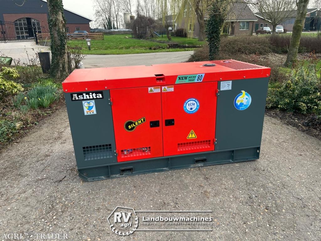 Ashita Generator 80 kVA, Ophalen of Verzenden, Niet opgegeven, -, Niet opgegeven