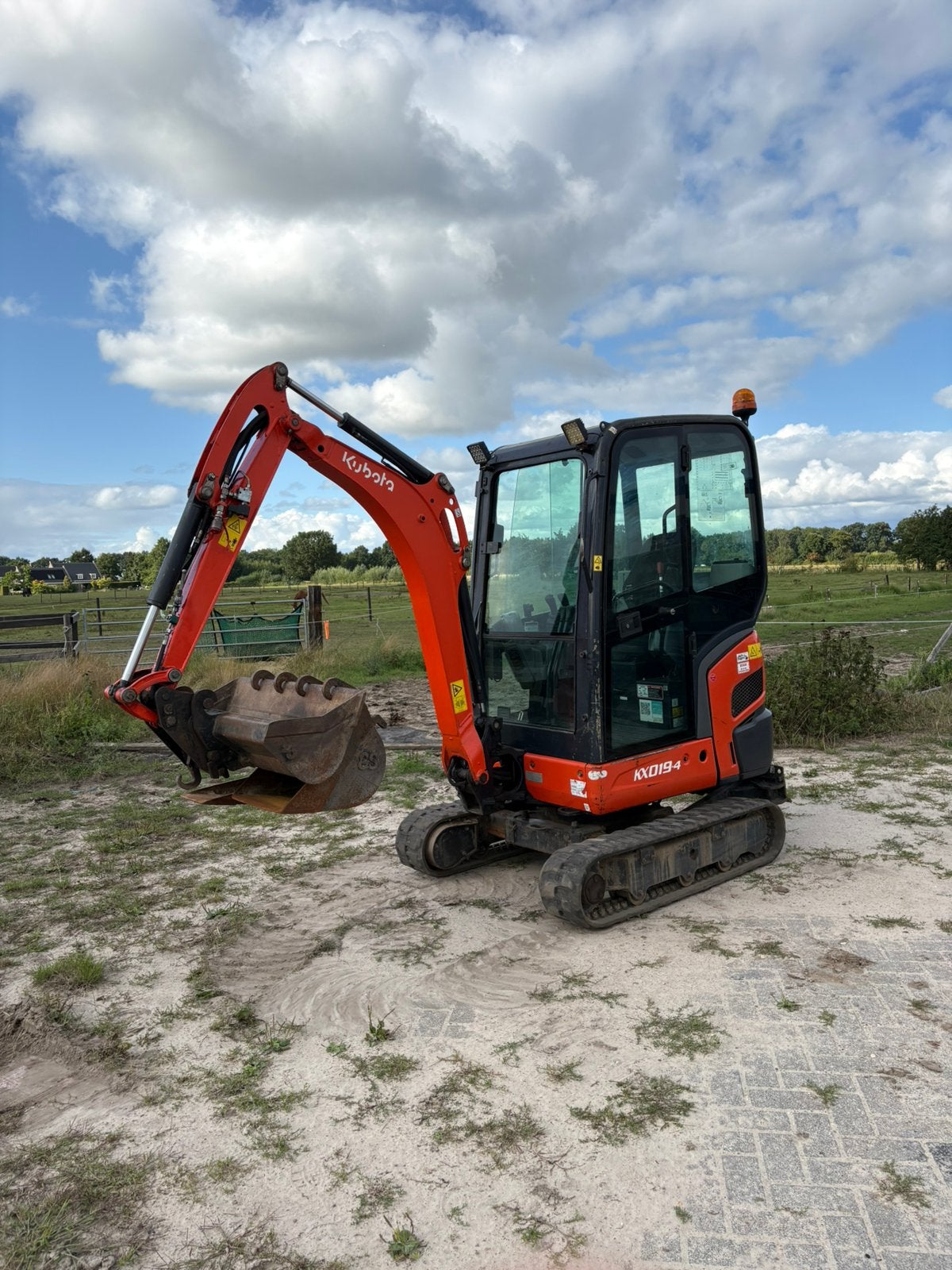 Kubota KX019-4 (bj 2020) minigraver graafmachine, Kubota, Graafmachine, Kubota, Ophalen