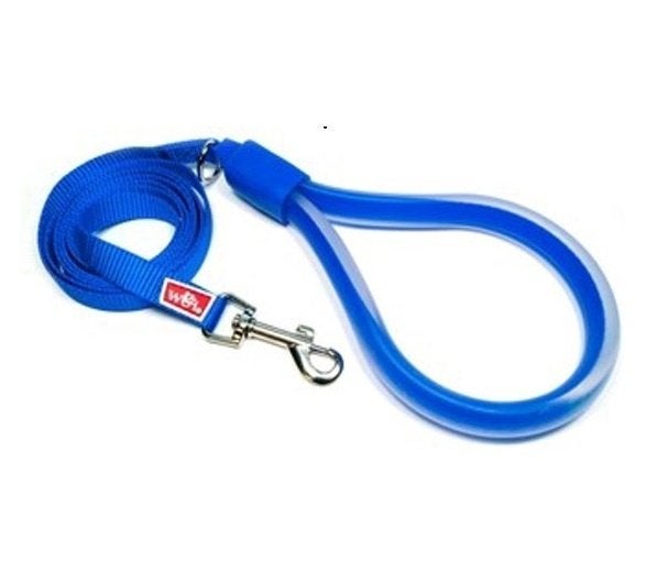 WIGZI Gel Leash Hondenriem / Looplijn Blauw 180 cm -40% OFF!, Dieren en Toebehoren, Ophalen of Verzenden, Nieuw, Hondenriem