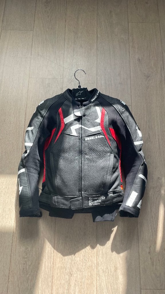 Richa Stradale lederen racepak, Motoren, Kleding | Motorkleding, Ophalen, Richa, Tweedehands, Heren