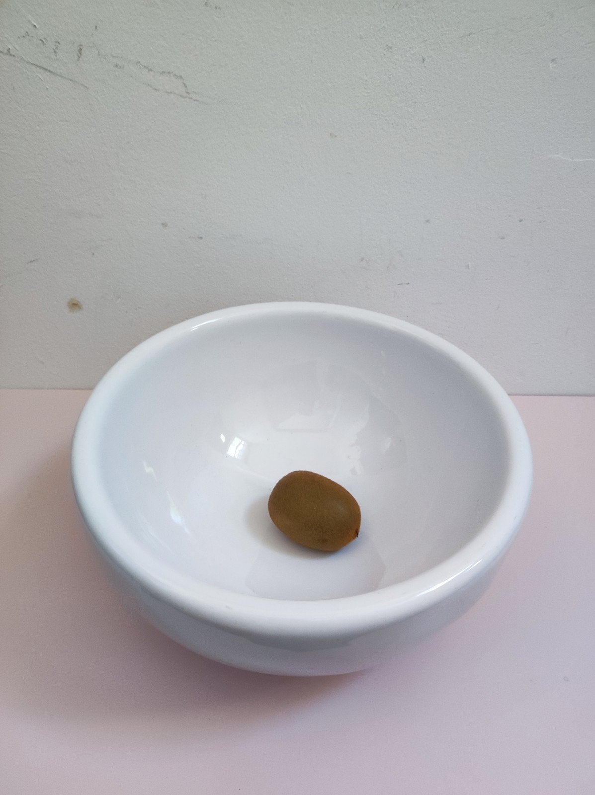Witte Bodum fruitschaal, Ophalen, Rond, Porselein of Keramiek