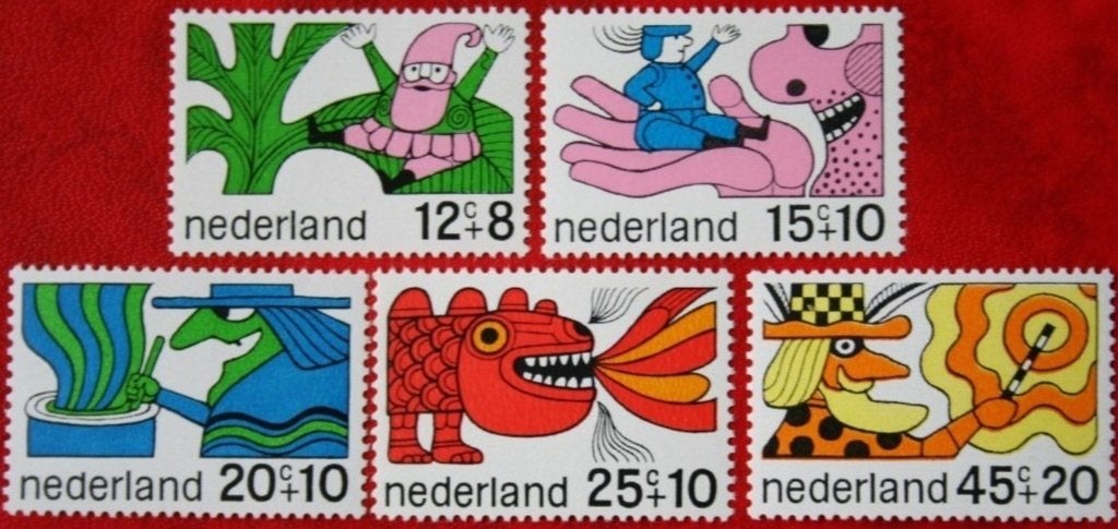 Nederland 1968 - nvph 912-916 -  kinderzegels   BBK, Ophalen of Verzenden, Na 1940, Postfris