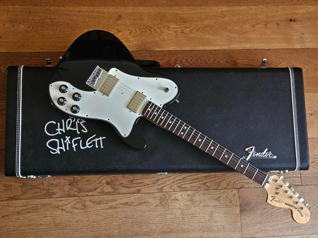 Fender Chris Shiflett Telecaster signature, Ophalen of Verzenden, Zo goed als nieuw, Solid body, Fender