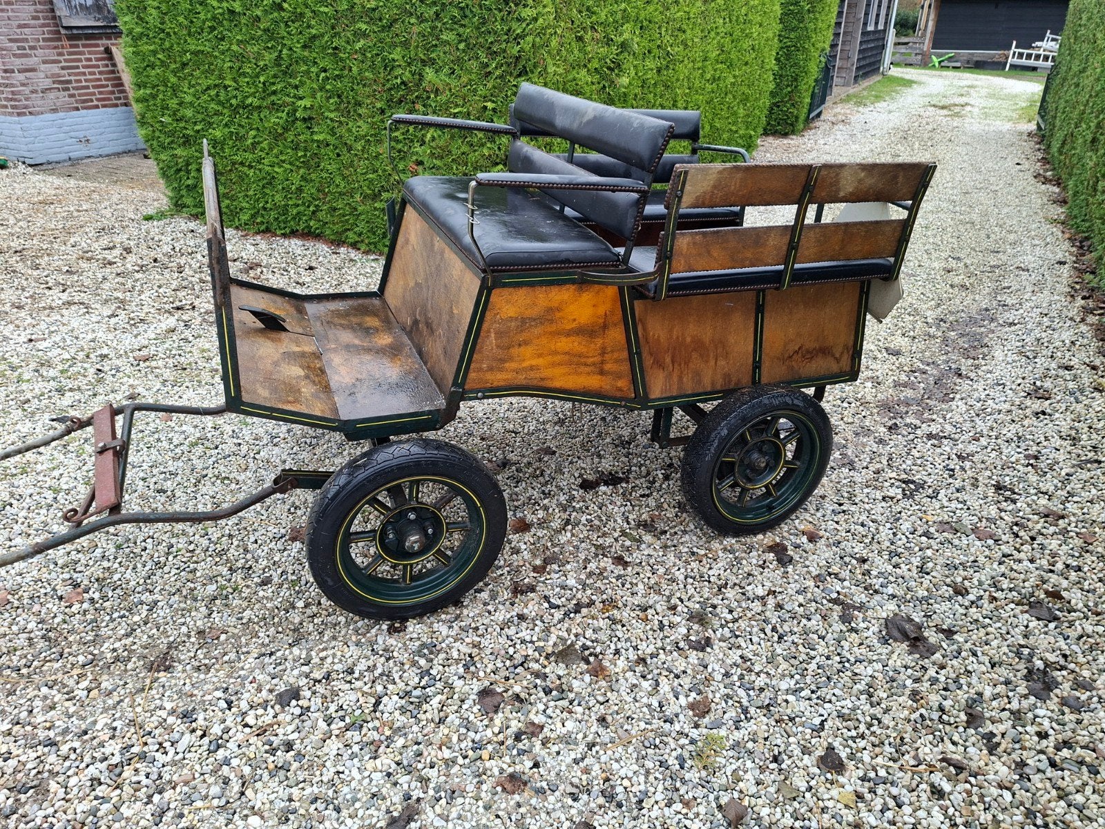 Tekoop menwagen, Ophalen, Gebruikt