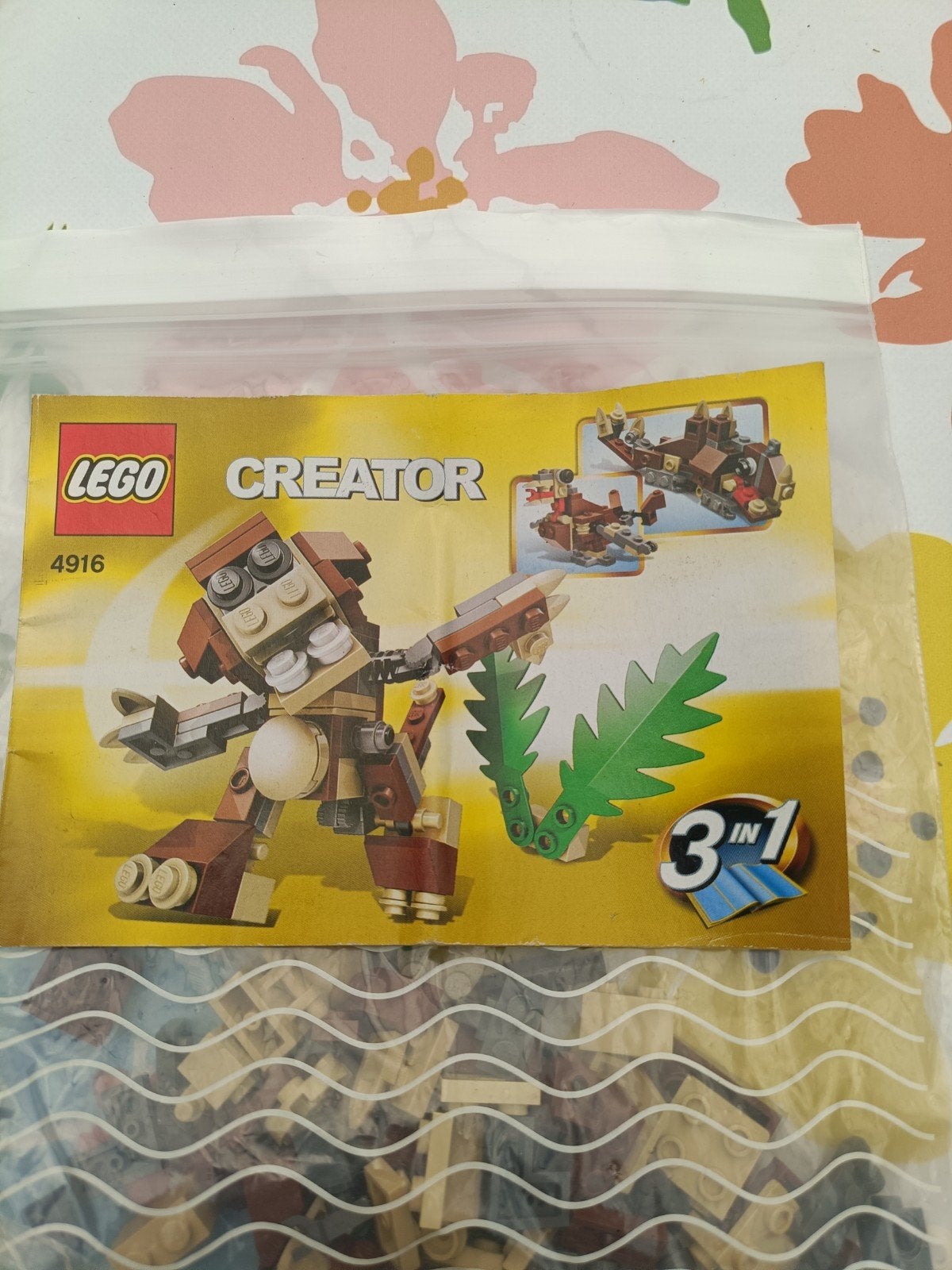 LEGO Creator 4916 Mini Dieren 3-in-1 set, Gebruikt, Lego, Compleet, Ophalen of Verzenden