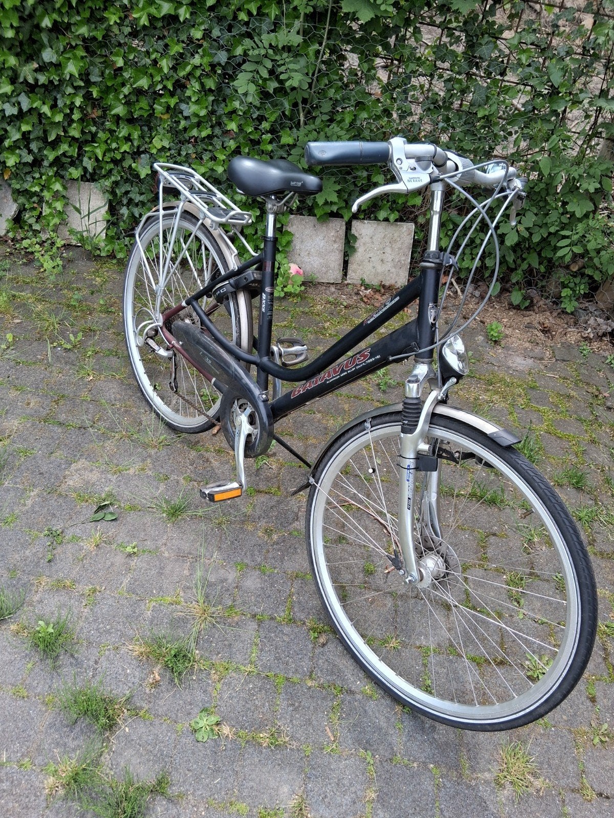 Batavus fiets met Shimano Nexave versnellingen, Velgrem, Versnellingen, Batavus, Ophalen of Verzenden