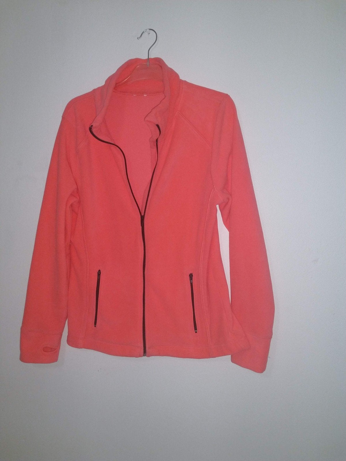 Fleece vest, Ophalen, Zo goed als nieuw, Maat 42/44 (L), Oranje