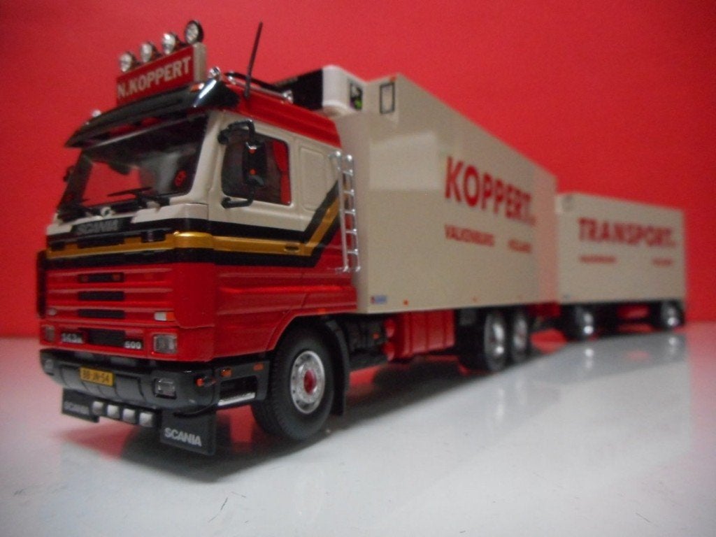 TEKNO SCANIA KOPPERT 85385, Ophalen of Verzenden, Nieuw, Bus of Vrachtwagen, Tekno