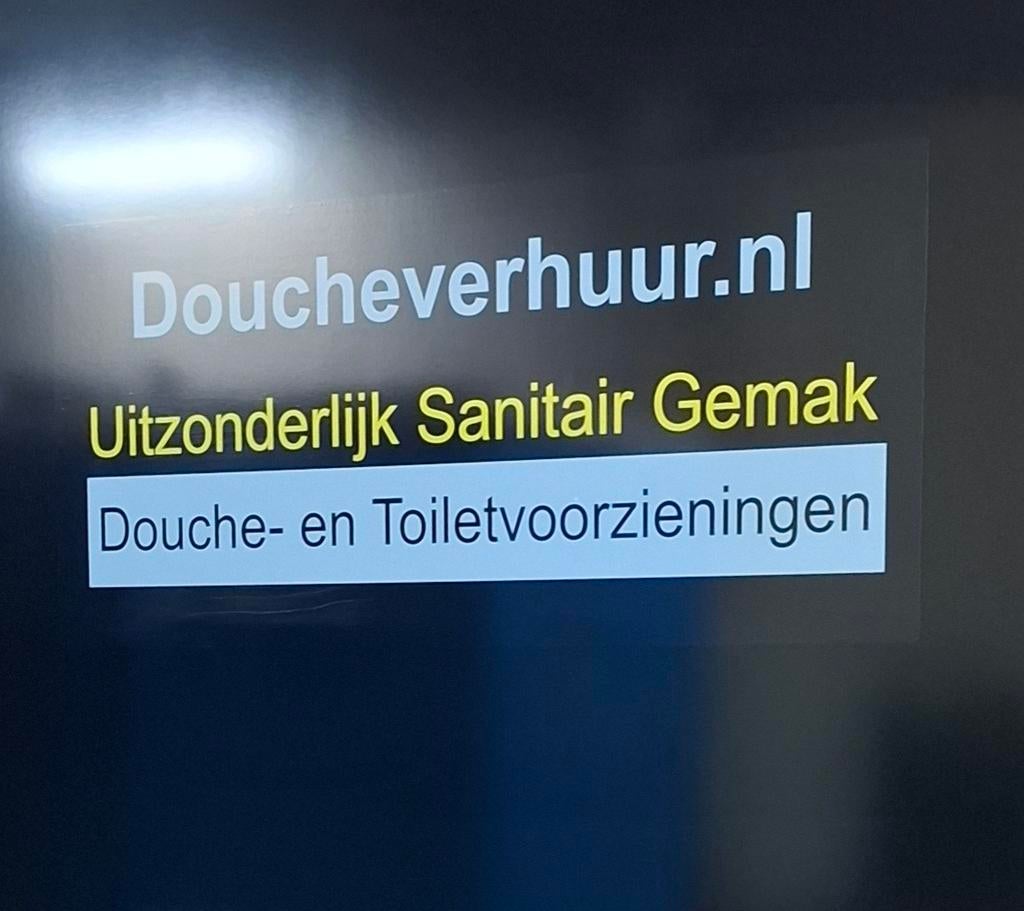 Douche- & Toiletverhuur, Ophalen of Verzenden