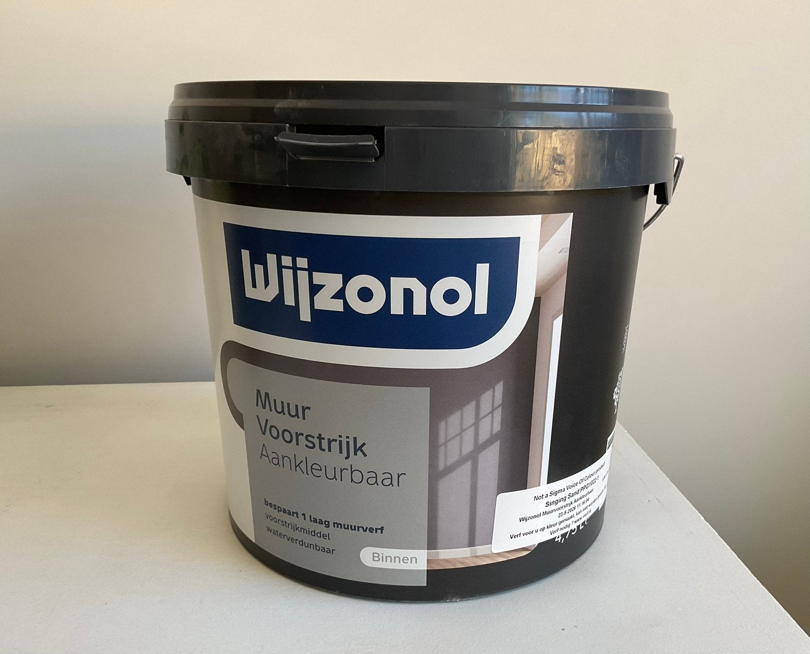 Wijzonol voorstrijk | Singing Sand | +/- 3 liter, Ophalen, Beige, Minder dan 5 liter, Verf