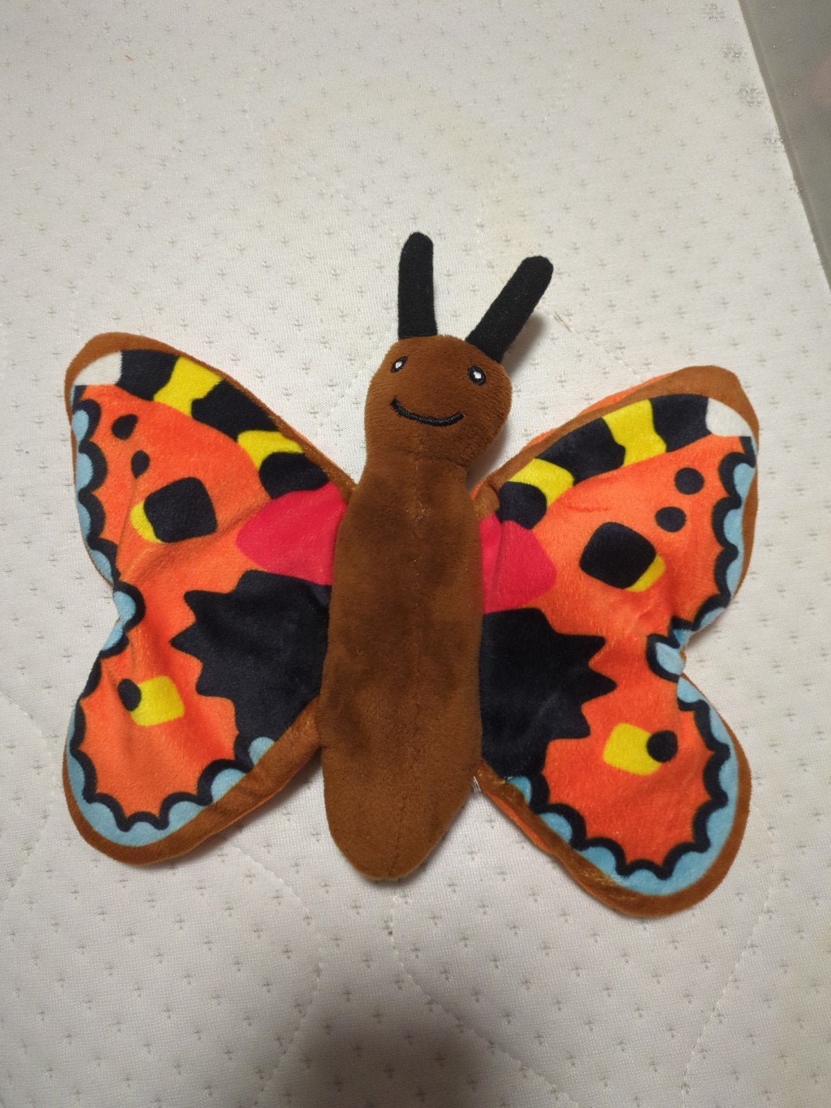 Leuke vlinder knuffel, Ophalen of Verzenden, Oranje, Overige typen, Klein (minder dan 20 cm)