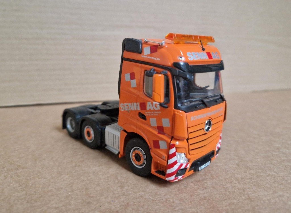 Tekno Mercedes zwaar transporttrekker Senn AG, Ophalen of Verzenden, Nieuw, Bus of Vrachtwagen, Tekno