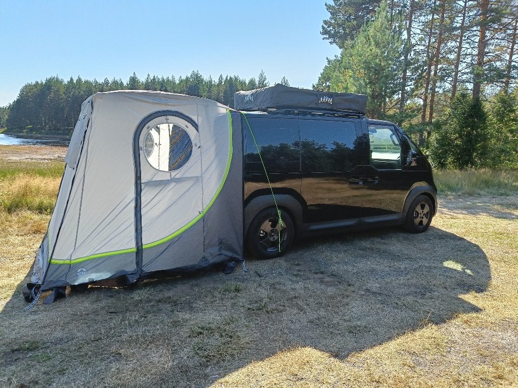 Te Huur in Noorwegen mini Camper, elektrisch incl.Laadstroom