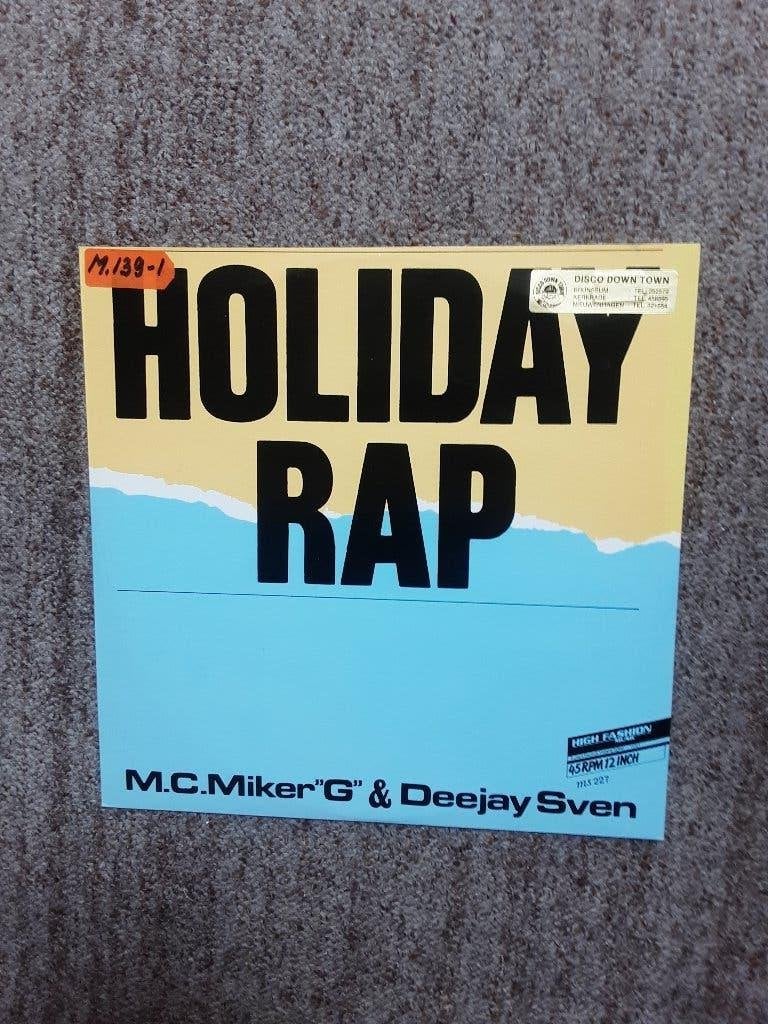 maxi single M.C.Miker"G" &Deejay Sven holiday rap, Cd's en Dvd's, Vinyl | Hiphop en Rap, Gebruikt, Ophalen of Verzenden, 12 inch