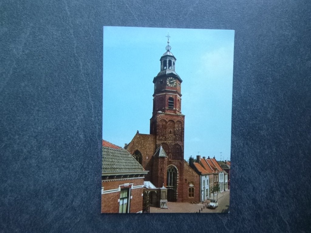 Buren, nh kerk, auto 1981, Verzenden, 1980 tot heden, Ongelopen, Noord-Brabant
