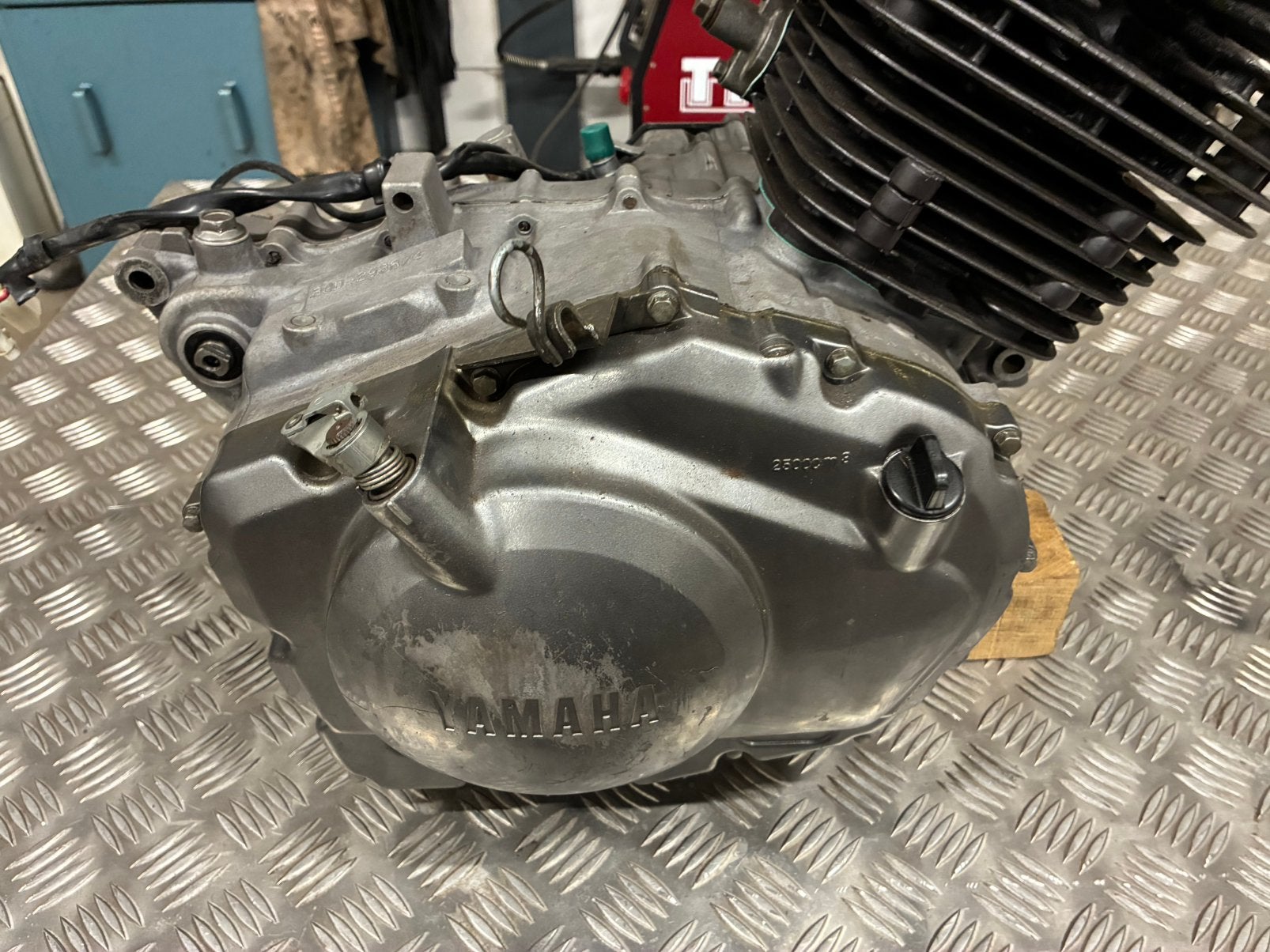 Gereviseerd motorblok yamaha warrior, Ophalen, Gereviseerd