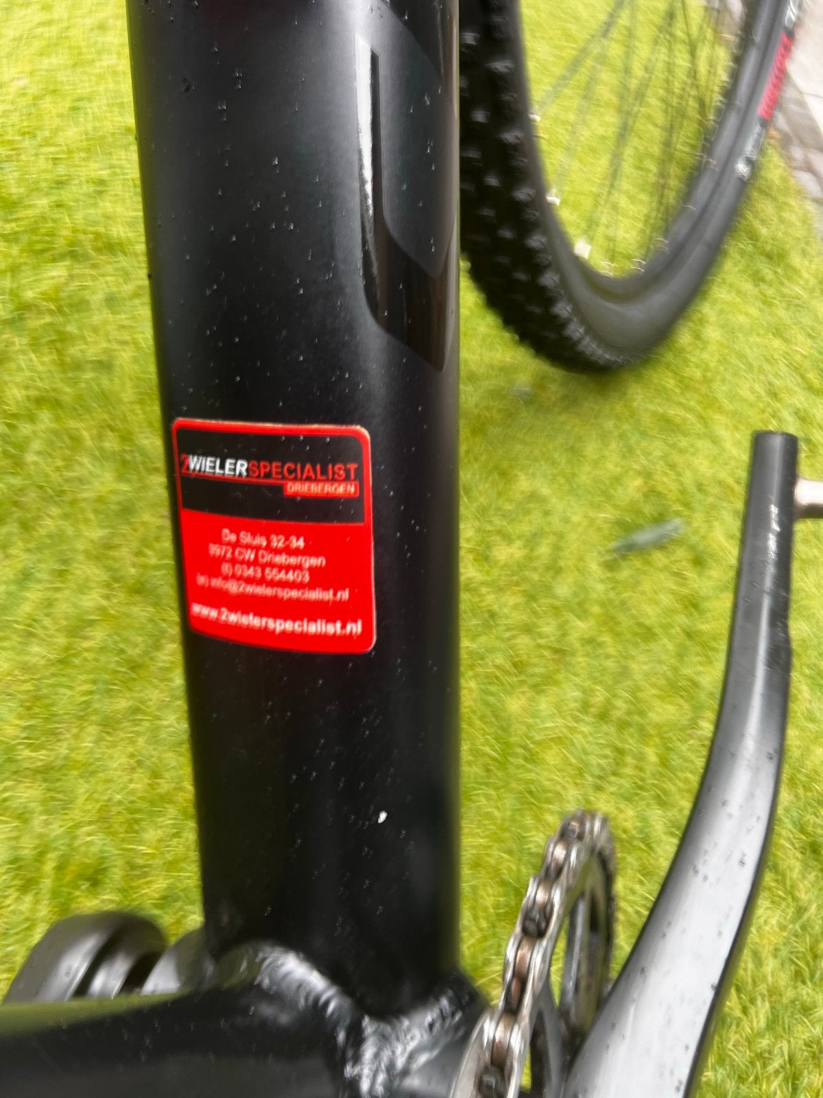 Stoere zwarte mountainbike, maat L, schijfremmen, 57 cm of meer, Hardtail, Heren, Zo goed als nieuw