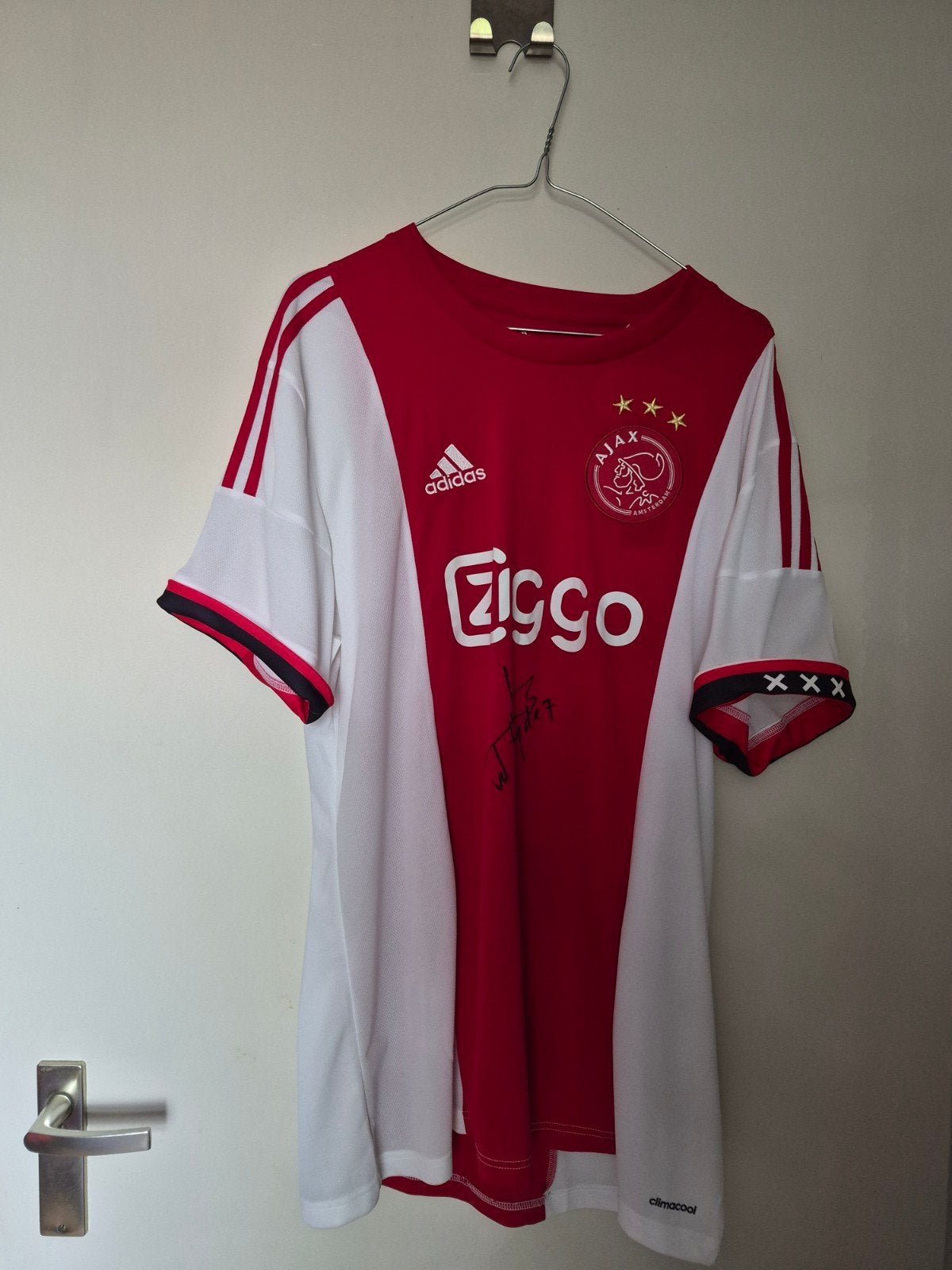 Ajax shirt handtekening Andy van der Meijde, Ophalen, Zo goed als nieuw, Ajax, Shirt