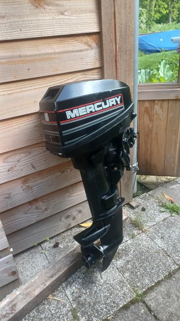 10pk Mercury 2t kortstaart E-start, Ophalen, Zo goed als nieuw, Elektrische start, Buitenboordmotor
