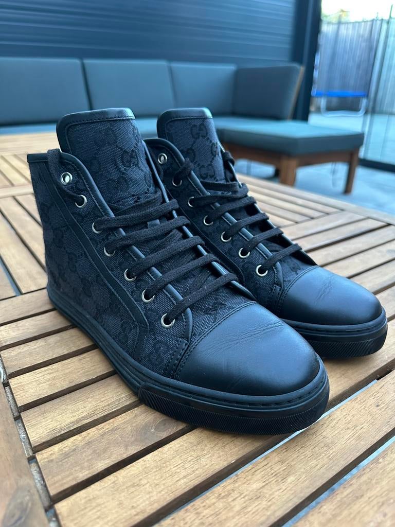 Gucci high top GG monogram 38, Ophalen, Zo goed als nieuw