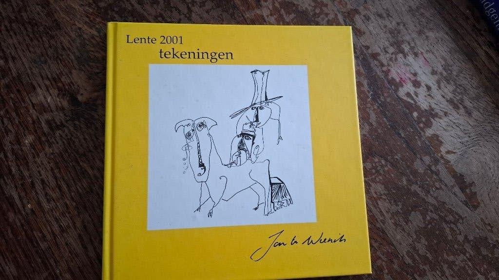 Jan te Wierik tekeningen Lente 2001, Verzenden, Nieuw