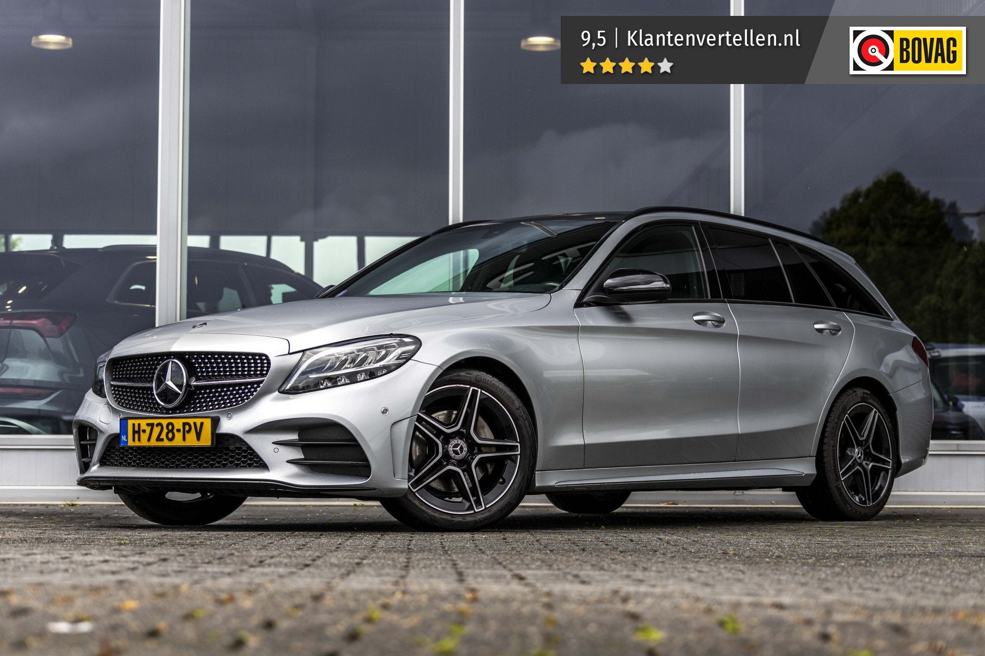 Mercedes-Benz C-Klasse Estate 180 Business Solution AMG | Pa, Auto's, 12 maanden, Euro 6, Origineel Nederlands, Grijs