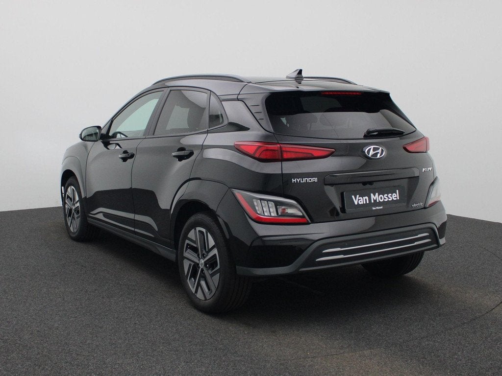 Hyundai Kona Electric Techno 39,2kWh | 1 FASE | ACHTERUITRIJ, Auto's, Hyundai, 12 maanden, Gebruikt, Zwart, 39 kWh