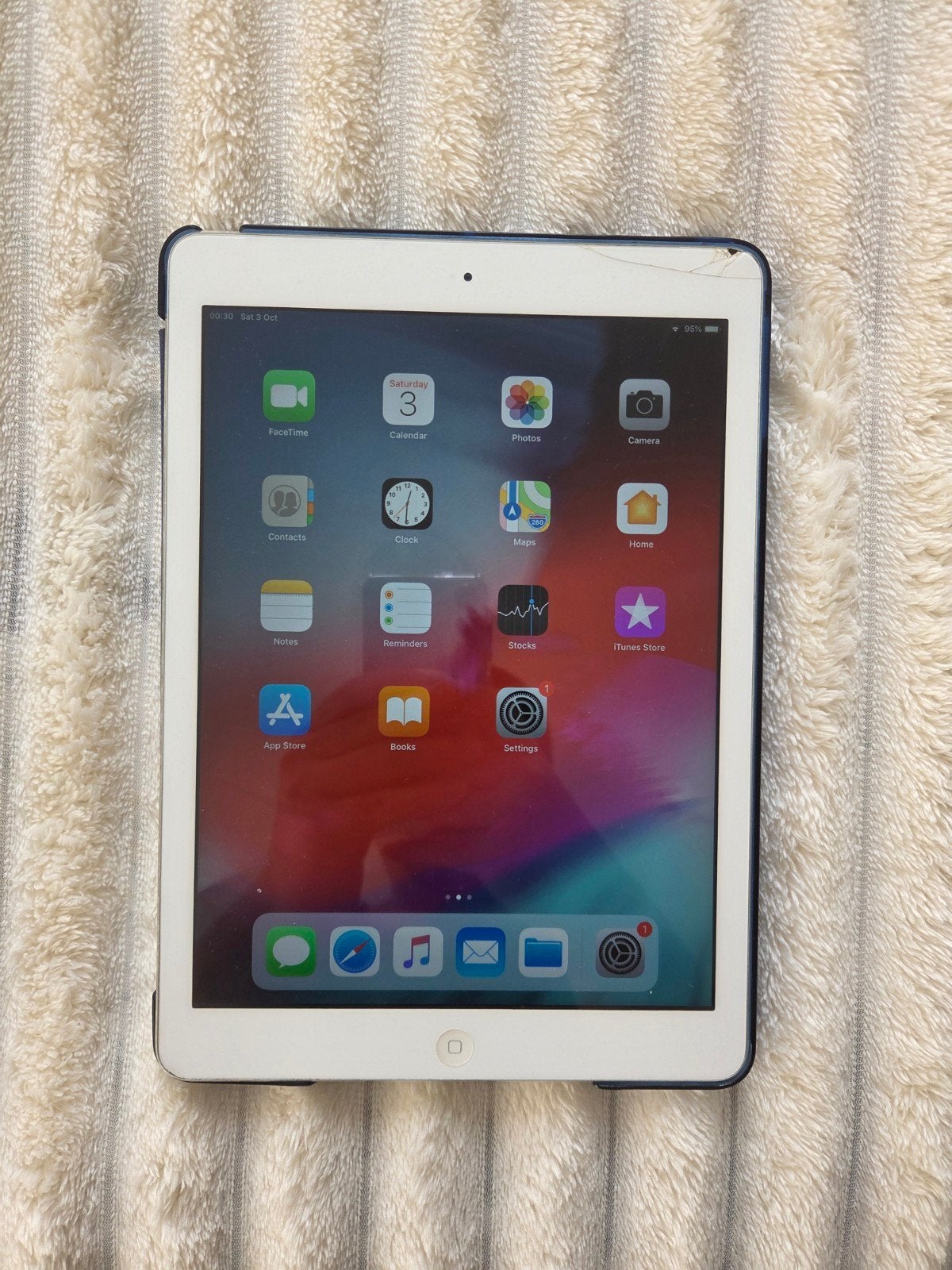 Apple iPad Air 1st Generation – 64GB – Silver/White, 10 inch, Gebruikt, Wit, Apple iPad Air