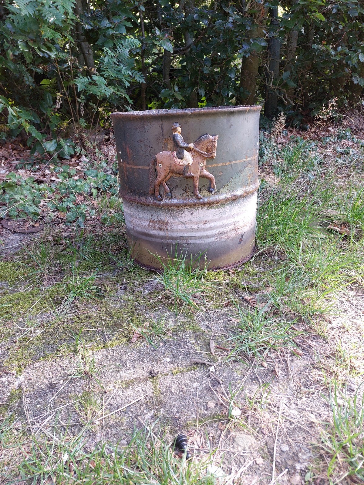 Multifunctionele brandton: branden, barbecueën, tafeltje, Tuin en Terras, Ophalen of Verzenden