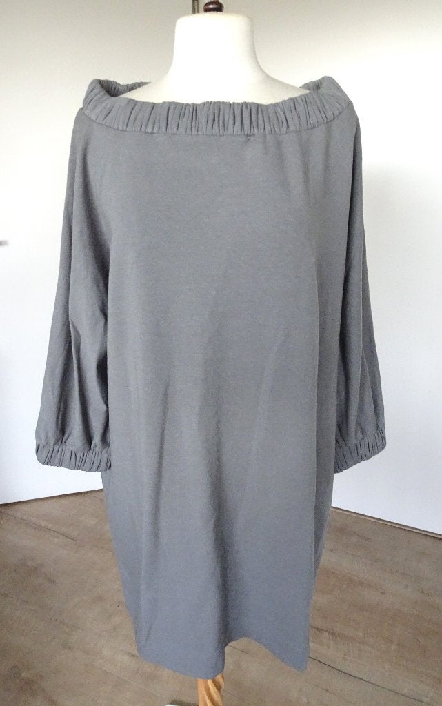 TUNIEK SHIRT VAN CORA KEMPERMAN MAAT L, Maat 42/44 (L), Ophalen of Verzenden, Korte mouw, Grijs
