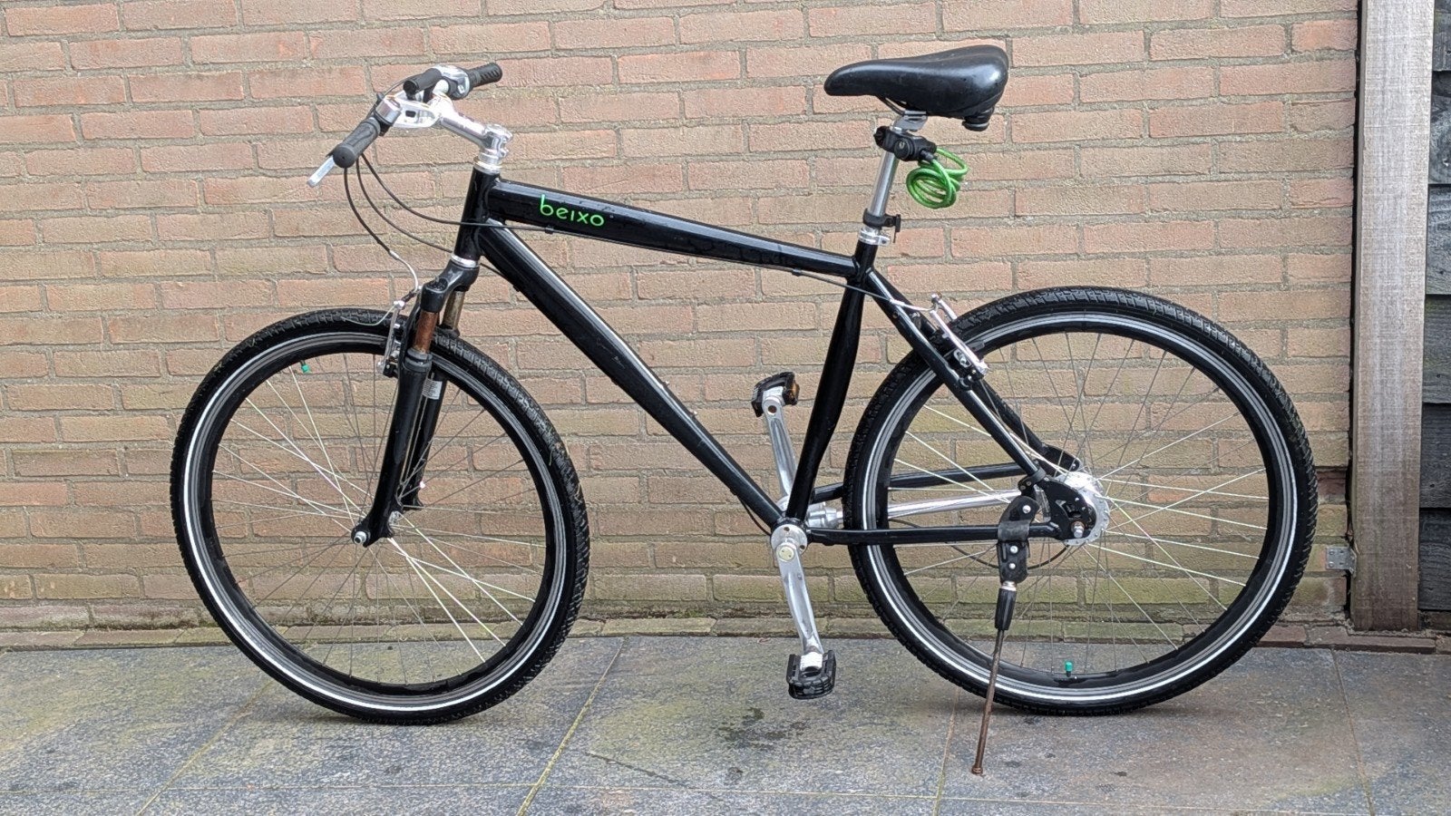 Beixo Slim Vouwfiets - Zwart, Gebruikt, Gebruikt, Velgrem, Versnellingen, 53 tot 57 cm