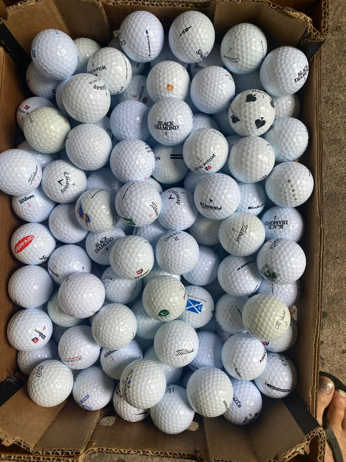Golfballen, Sport en Fitness, Golf, Ophalen, Zo goed als nieuw, Bal(len)