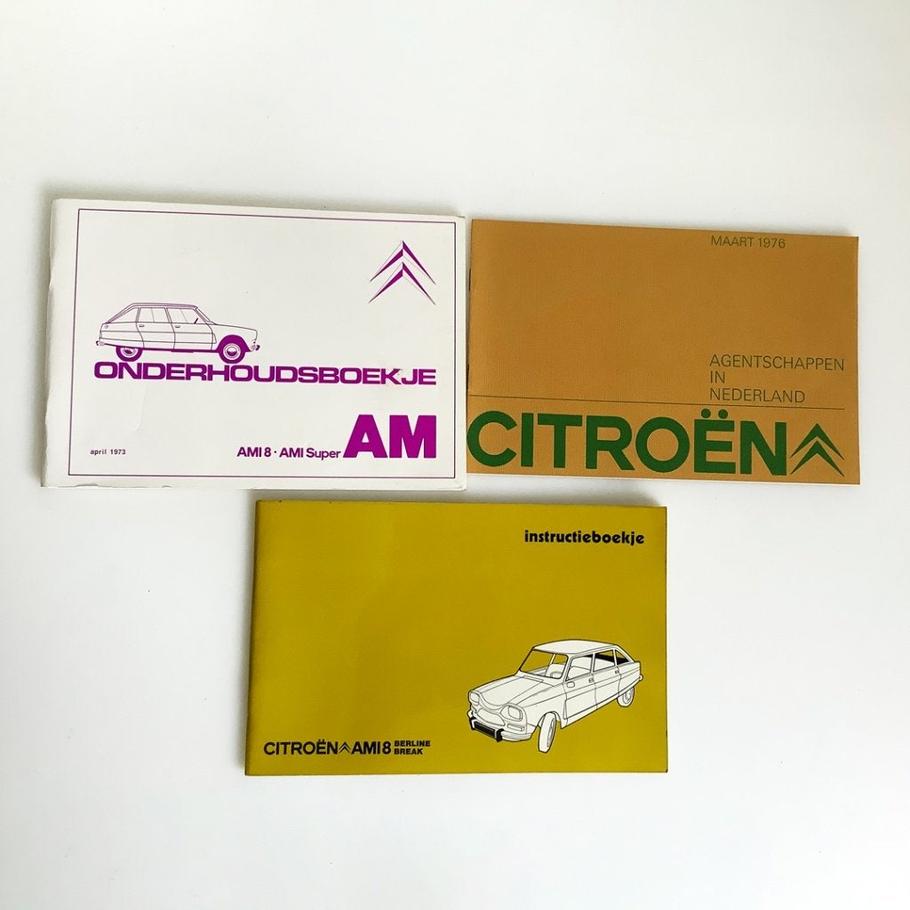 Instructie onderhoud Citroen Ami 8 Berline, Ami 8 break 1975, Verzenden
