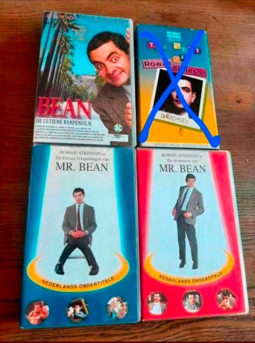 Mr.Bean videobanden collectie. Rowan Atkinson., Alle leeftijden, Ophalen of Verzenden, Gebruikt, Komedie