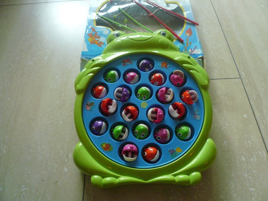 Spel vissen vangen en Buzz spiraal spel, Ophalen of Verzenden, Gebruikt, Jongen of Meisje