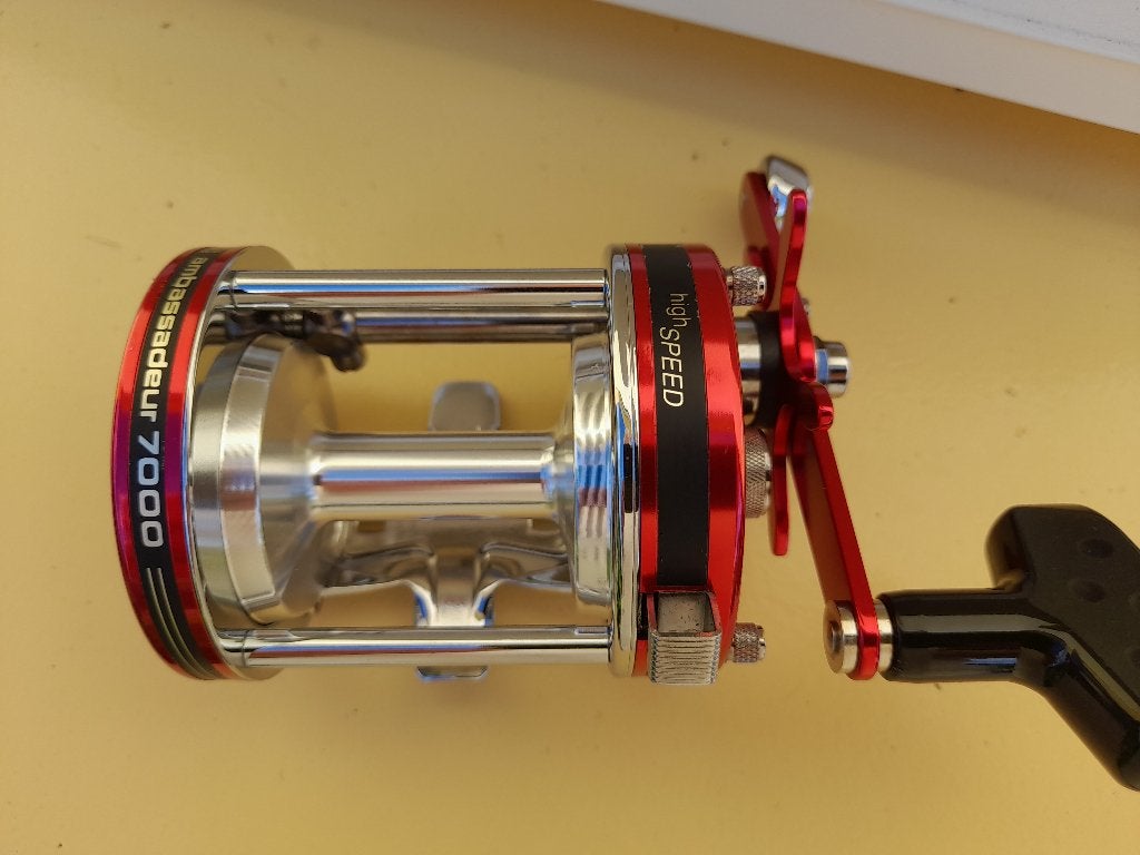 NIEUWE Abu Ambassadeur 7000 boot reel rechtshandige reel, Ophalen of Verzenden, Nieuw, Molen
