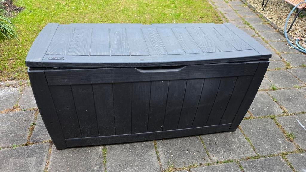 Opbergbox kussenbox keter 115x48x57 cm, Ophalen, Gebruikt, Kunststof, Overige typen