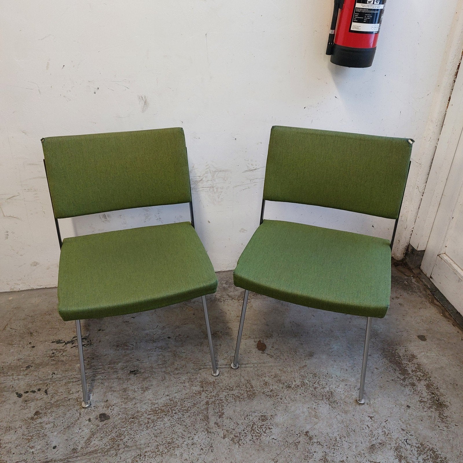 2 x vintage Gispen conferentiestoel model 1261 (stuksprijs), Huis en Inrichting, Ophalen, Gebruikt, Twee, Overige kleuren