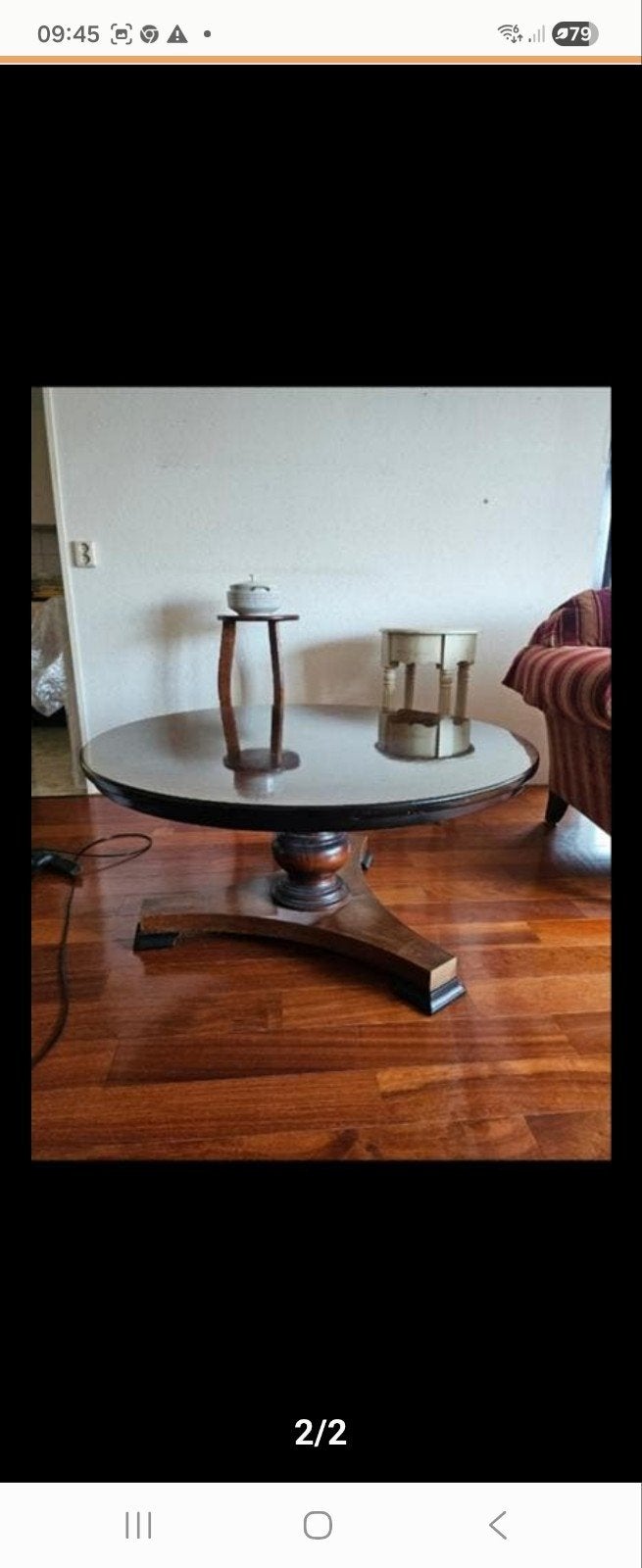 Klassieke ronde salontafel, Ophalen of Verzenden