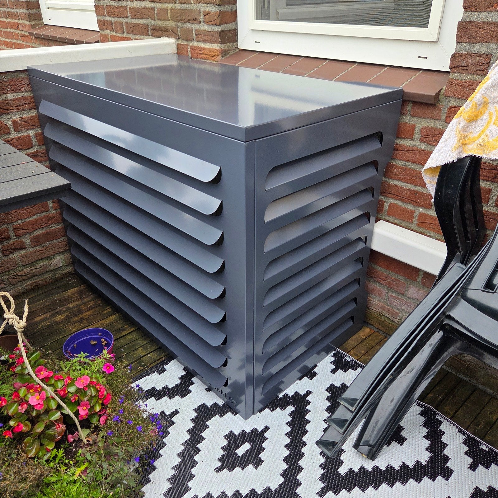Climaconnect Aircover Omkasting ombouw Antraciet, Witgoed en Apparatuur, Ophalen of Verzenden, Nieuw, Wandairco, 3 snelheden of meer